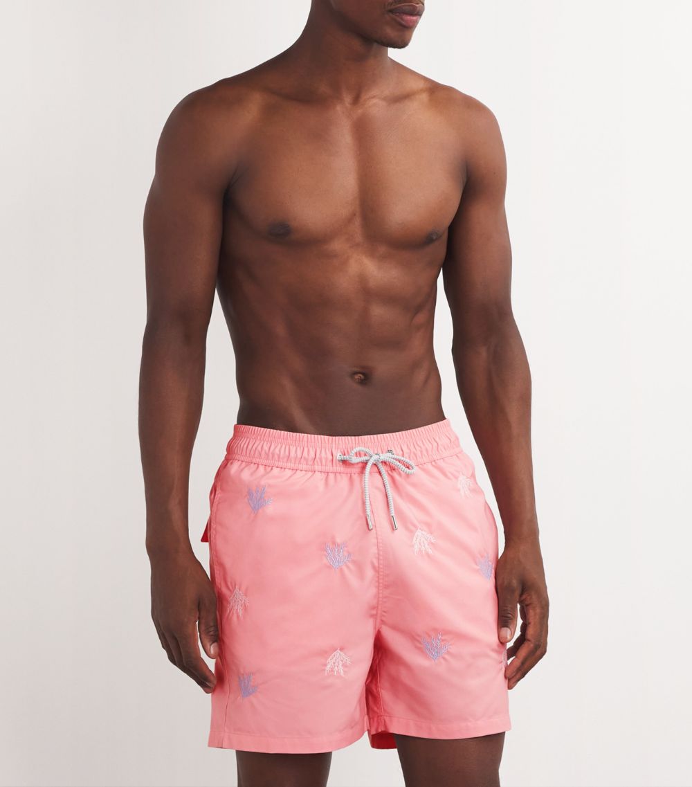 Love Brand & Co. Love Brand & Co. Embroidered Staniel Swim Shorts