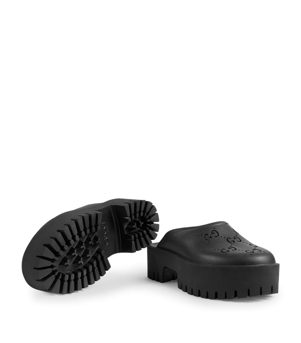 Gucci Gucci Rubber G Mules 55