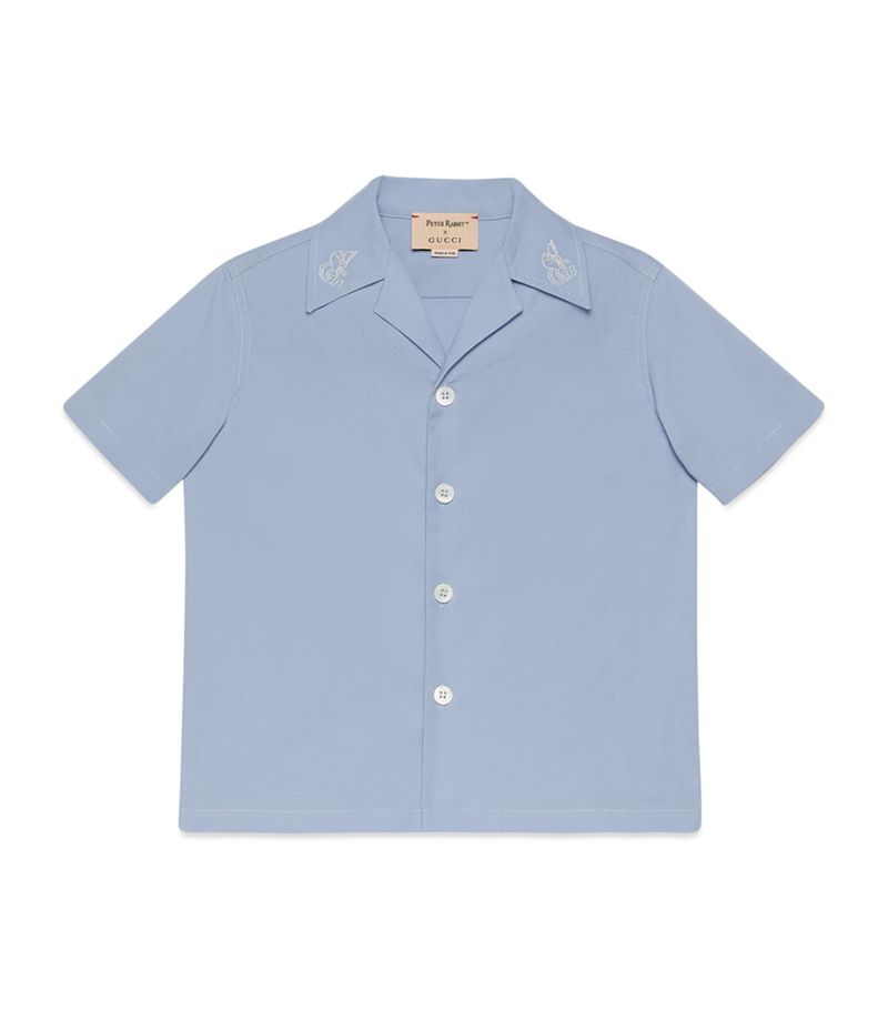 Gucci Gucci Kids X Peter Rabbit Cotton Shirt (4-12 Years)