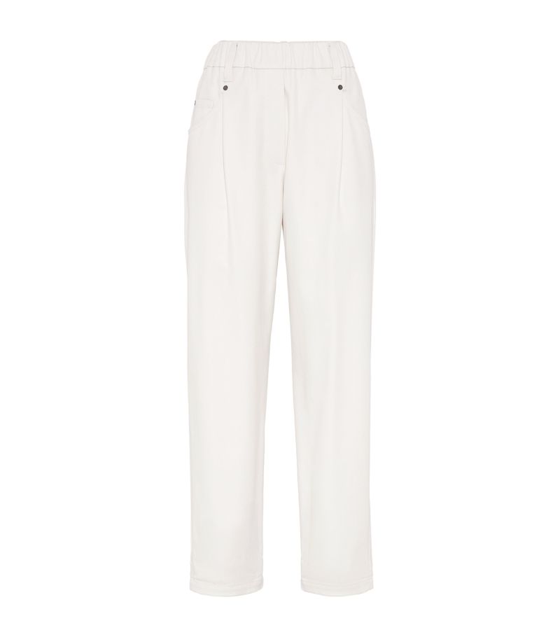 Brunello Cucinelli Brunello Cucinelli Stretch-Cotton Trousers