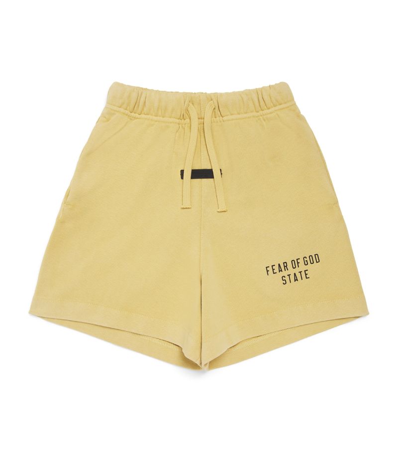 Fear Of God Essentials Kids Fear Of God Essentials Kids Cotton-Blend Logo Sweatshorts (2-16 Years)