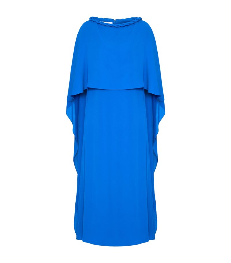 VALENTINO GARAVANI Valentino Garavani Silk Cape Midi Dress