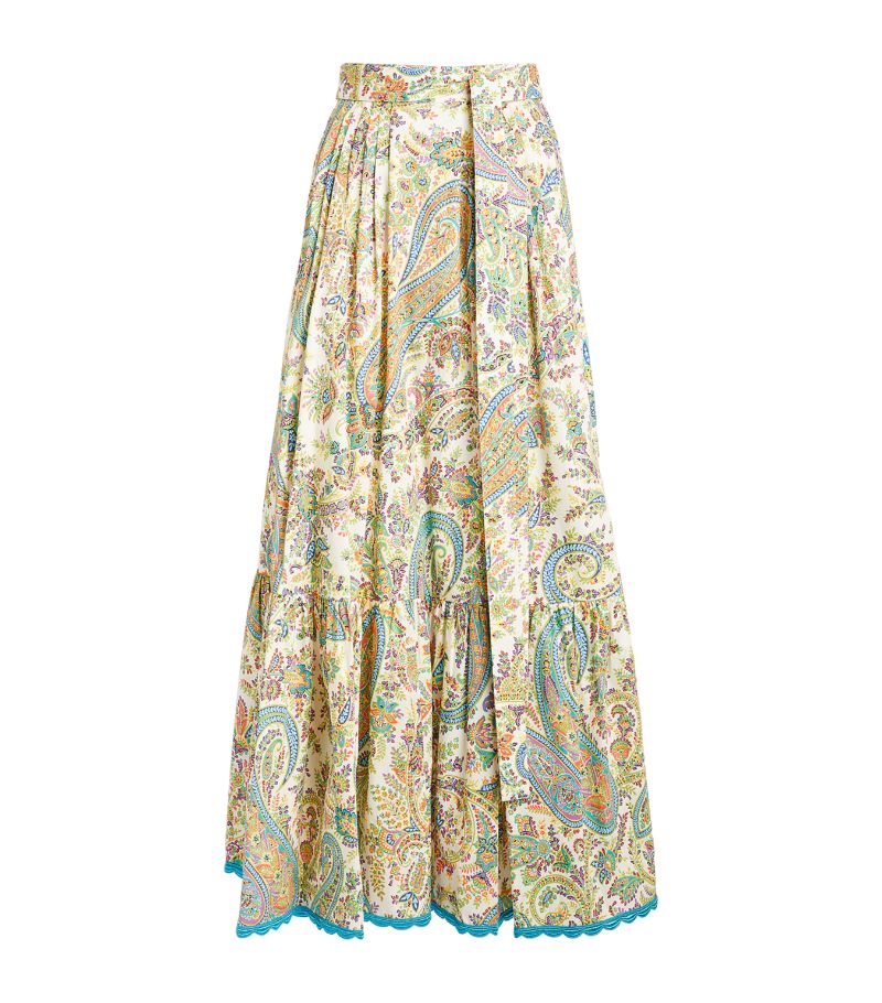 Etro Etro Paisley Print Maxi Skirt