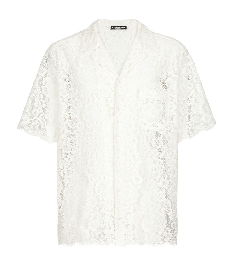 Dolce & Gabbana Dolce & Gabbana Lace Cuban Shirt