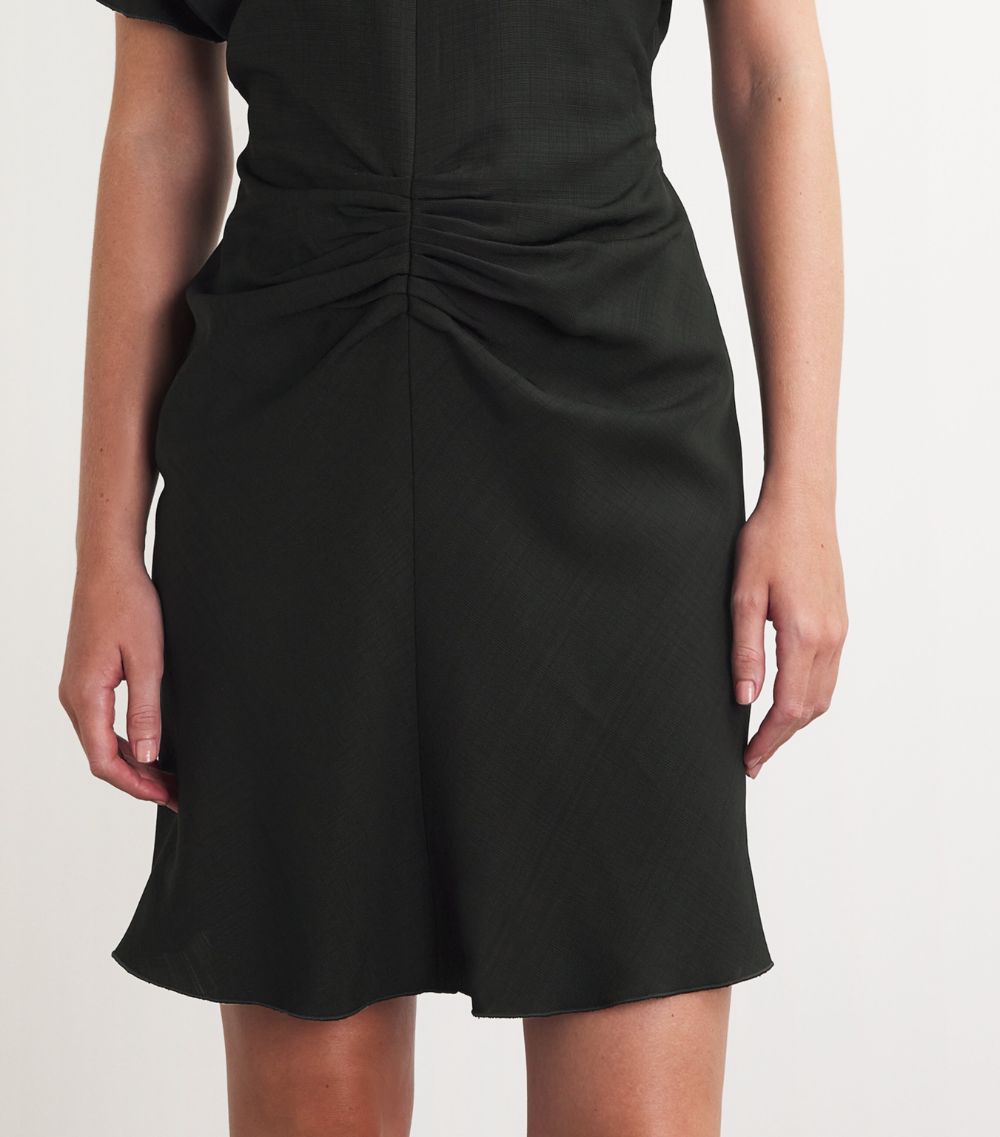 Victoria Beckham Victoria Beckham Gathered-Waist Mini Dress