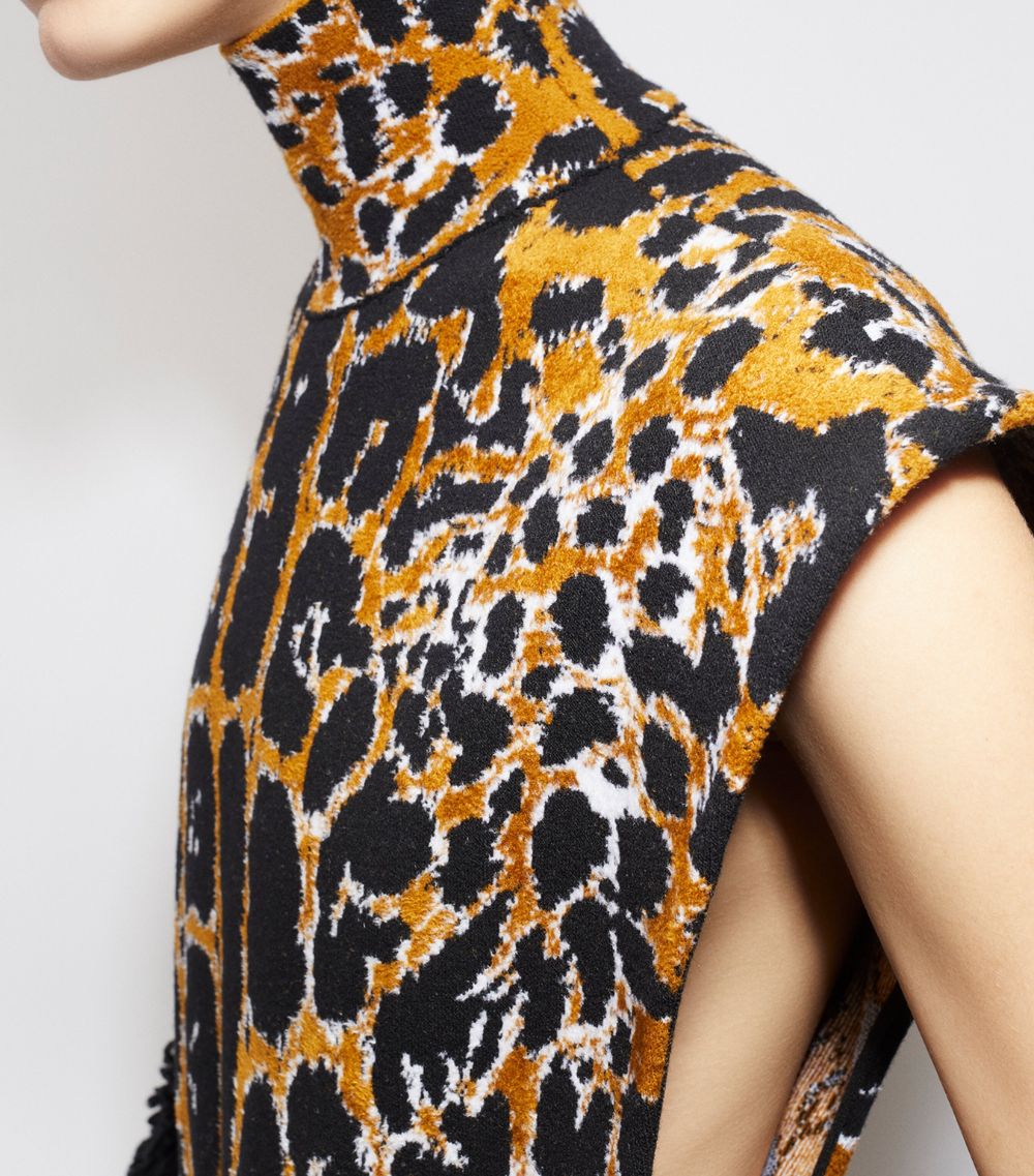 Alaïa Alaïa Leopard Print Sleeveless Top