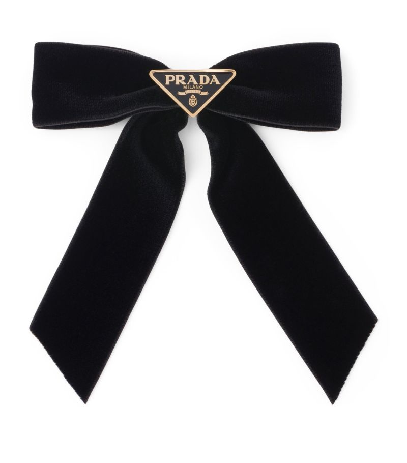 Prada Prada Velvet Bow Hair Clip