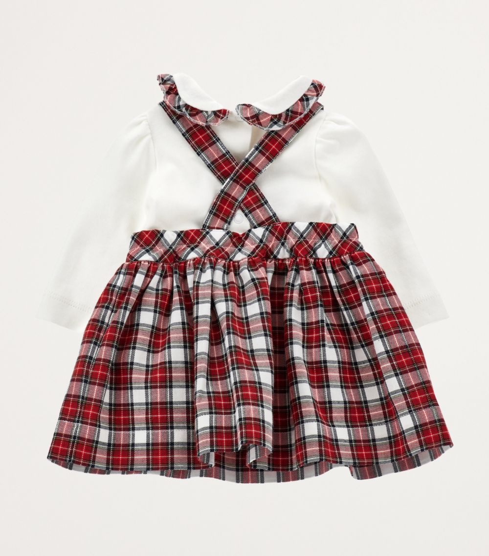 Monnalisa Monnalisa Tartan Dress And Bodysuit Set (1-9 Months)