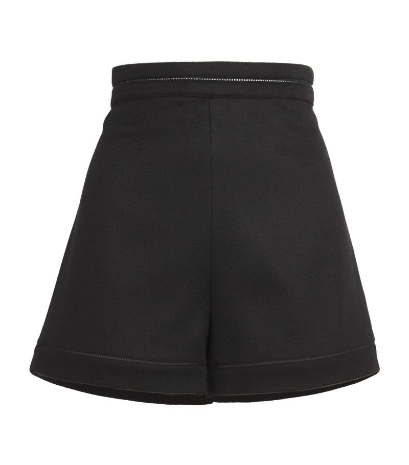 Max Mara Max Mara Camel Wool Shorts