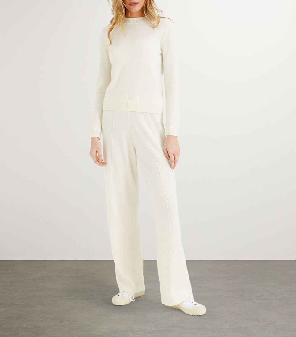 Chinti & Parker Chinti & Parker Wool-Cashmere Wide-Leg Sweatpants