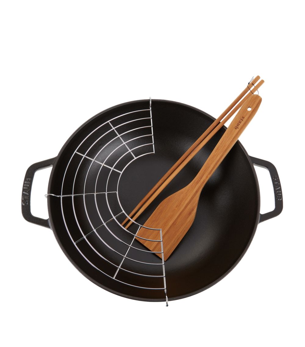 Staub Staub Black Perfect Pan Wok (30Cm)