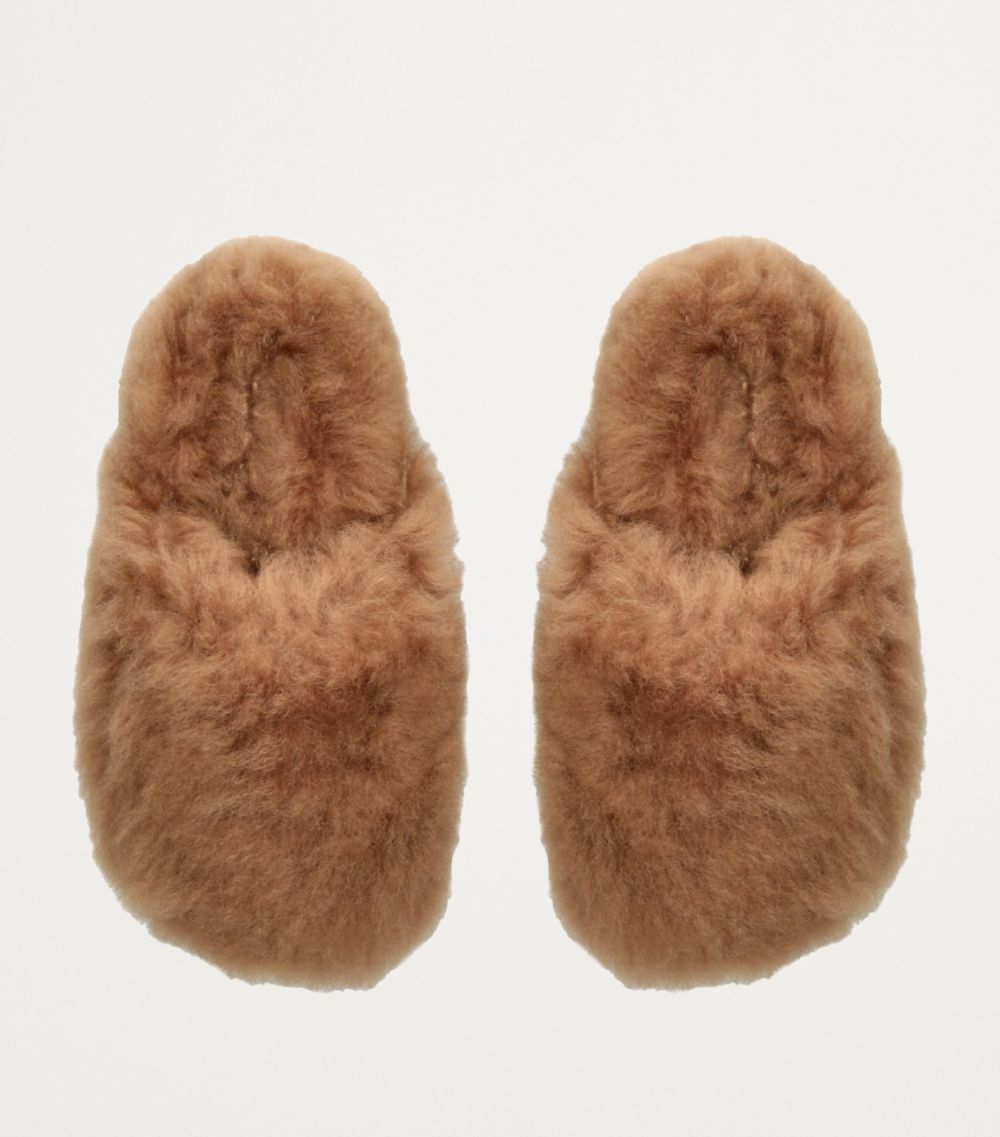 Yves Salomon Yves Salomon Merino Fur Slippers