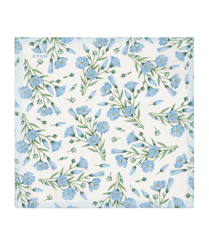 Eton Eton Silk Floral Pocket Square