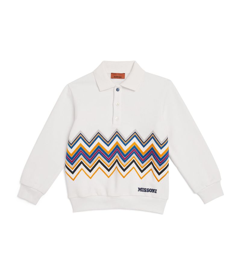 Missoni Kids Missoni Kids Zigzag Polo Sweatshirt (12-14 Years)