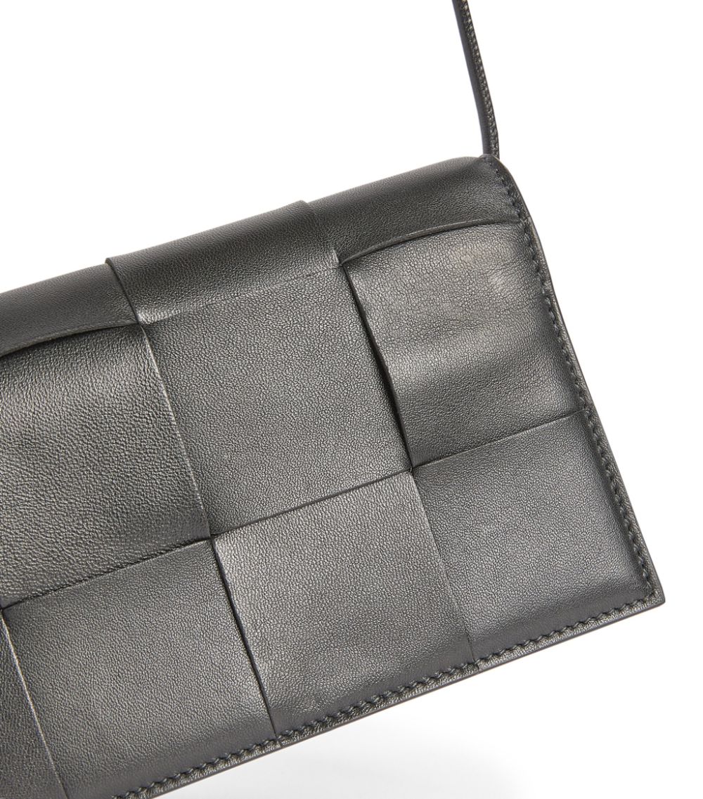 Bottega Veneta Bottega Veneta Leather Intreccio Weave Pouch