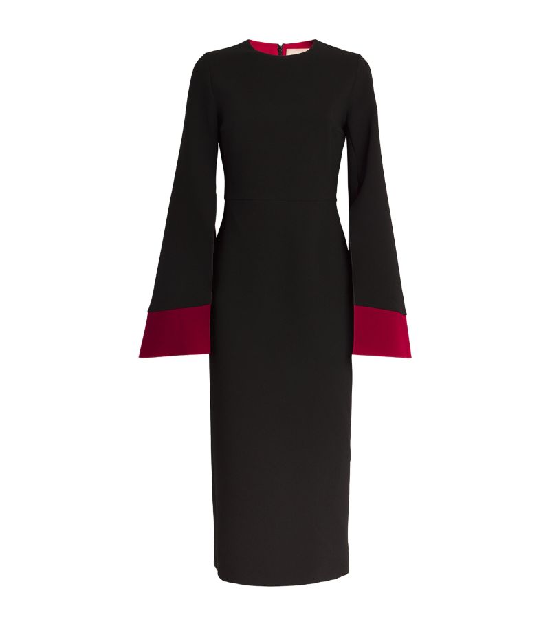 Roksanda Roksanda Split-Sleeve Zimara Midi Dress