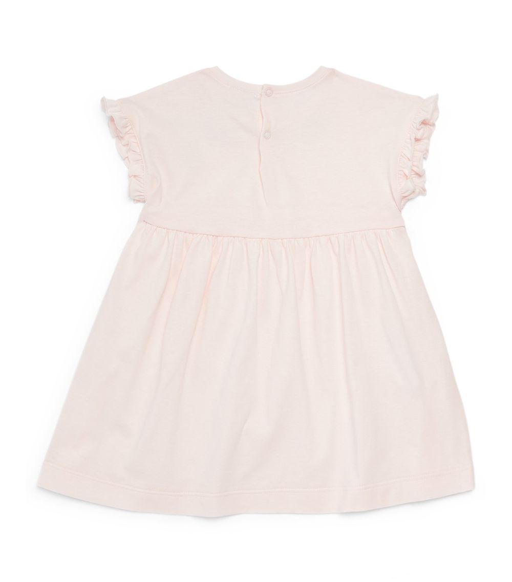 Il Gufo Il Gufo Cotton Flower-Embellishment Dress (6-36 Months)