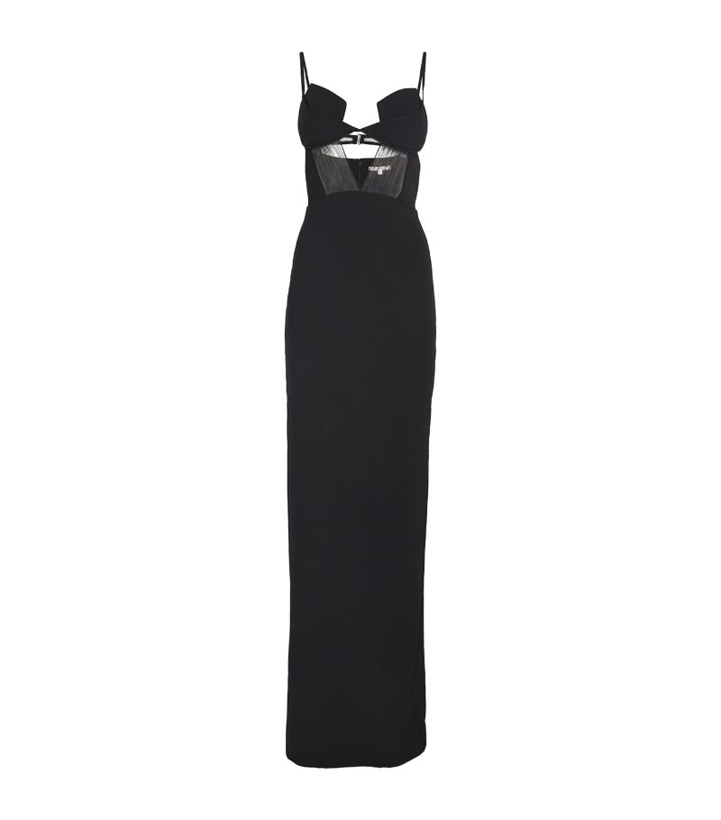 Nensi Dojaka Nensi Dojaka Padded Bralette Maxi Dress