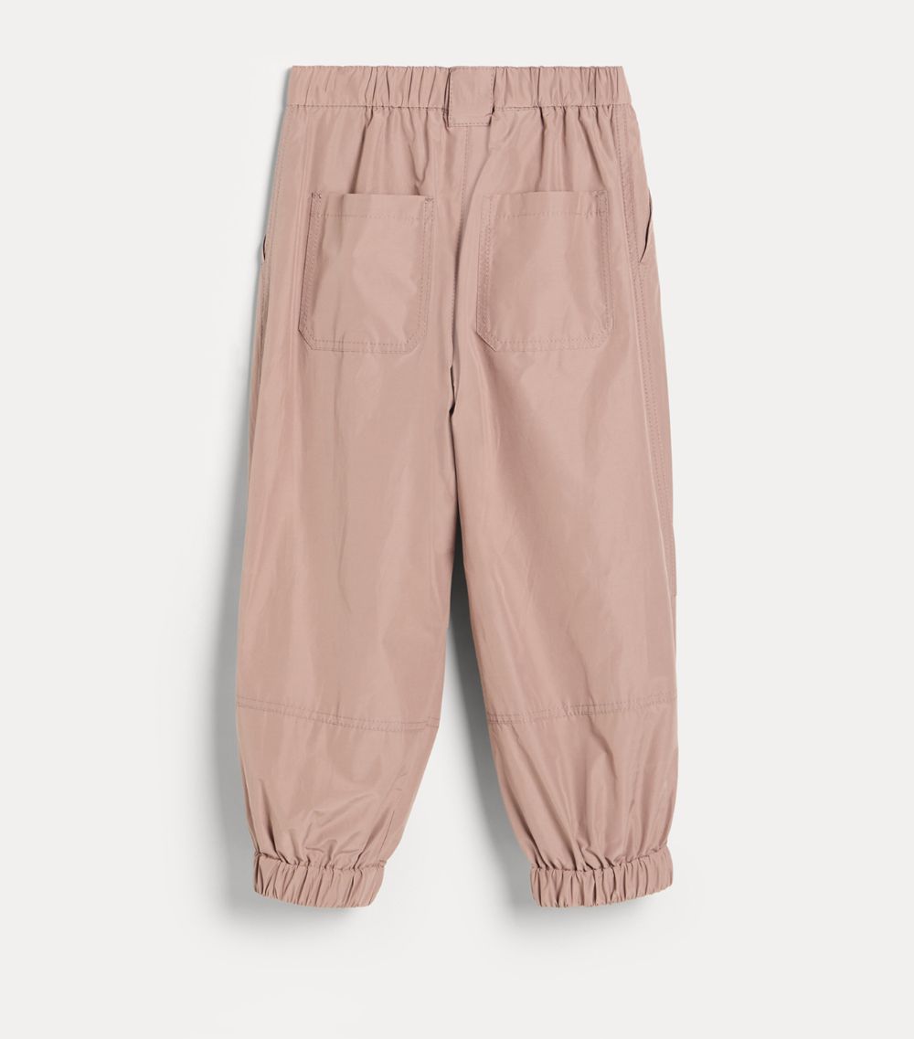 Brunello Cucinelli Kids Brunello Cucinelli Kids Taffeta Water-Resistant Active Trousers