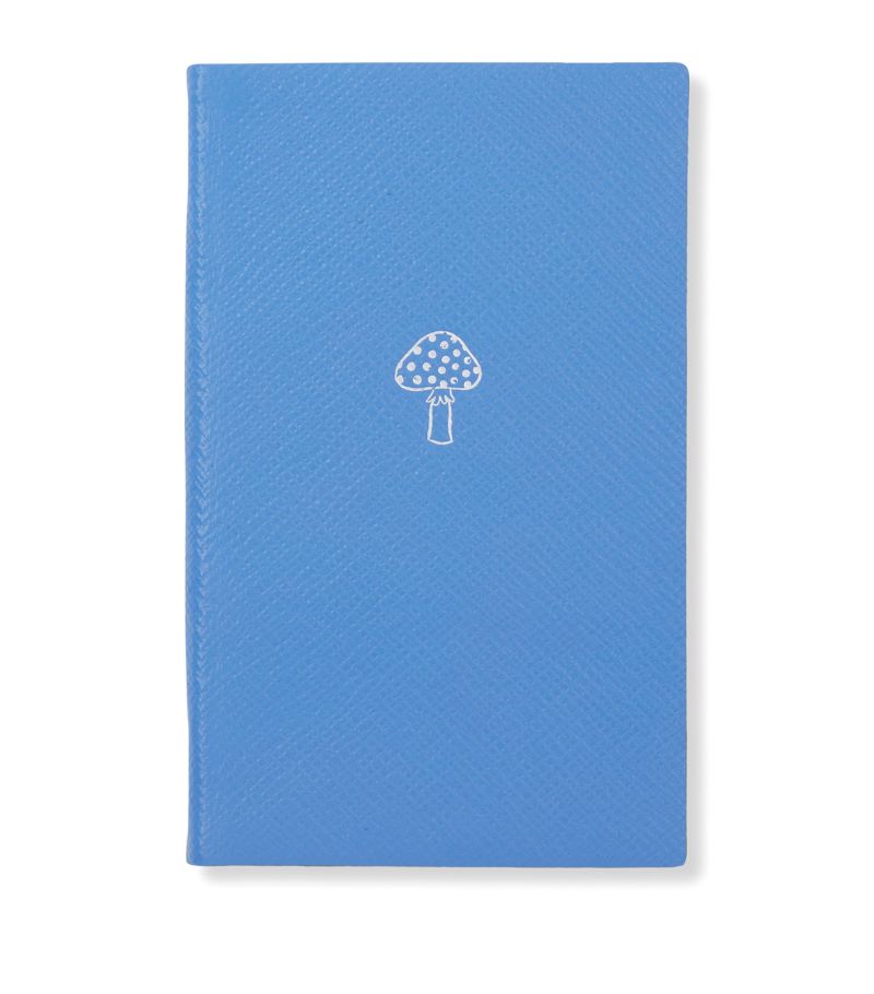 Smythson Smythson Panama Garden Collection Mushroom Notebook