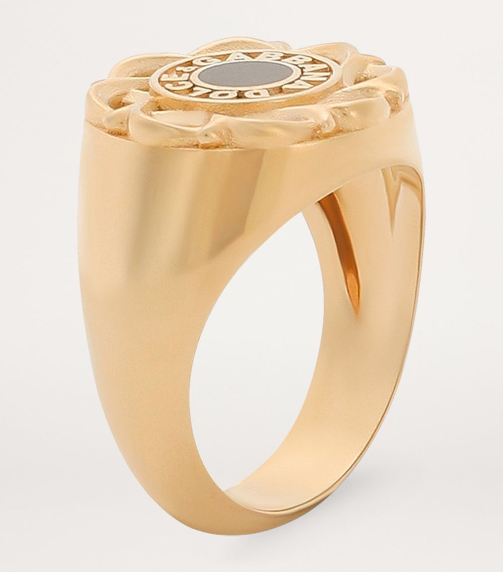 Dolce & Gabbana Dolce & Gabbana Enamelled Signet Ring