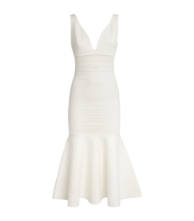 Victoria Beckham Victoria Beckham Knitted Midi Dress