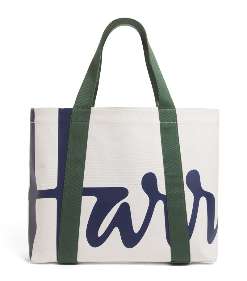 Harrods Harrods Medium Cotton Logo Tote Bag