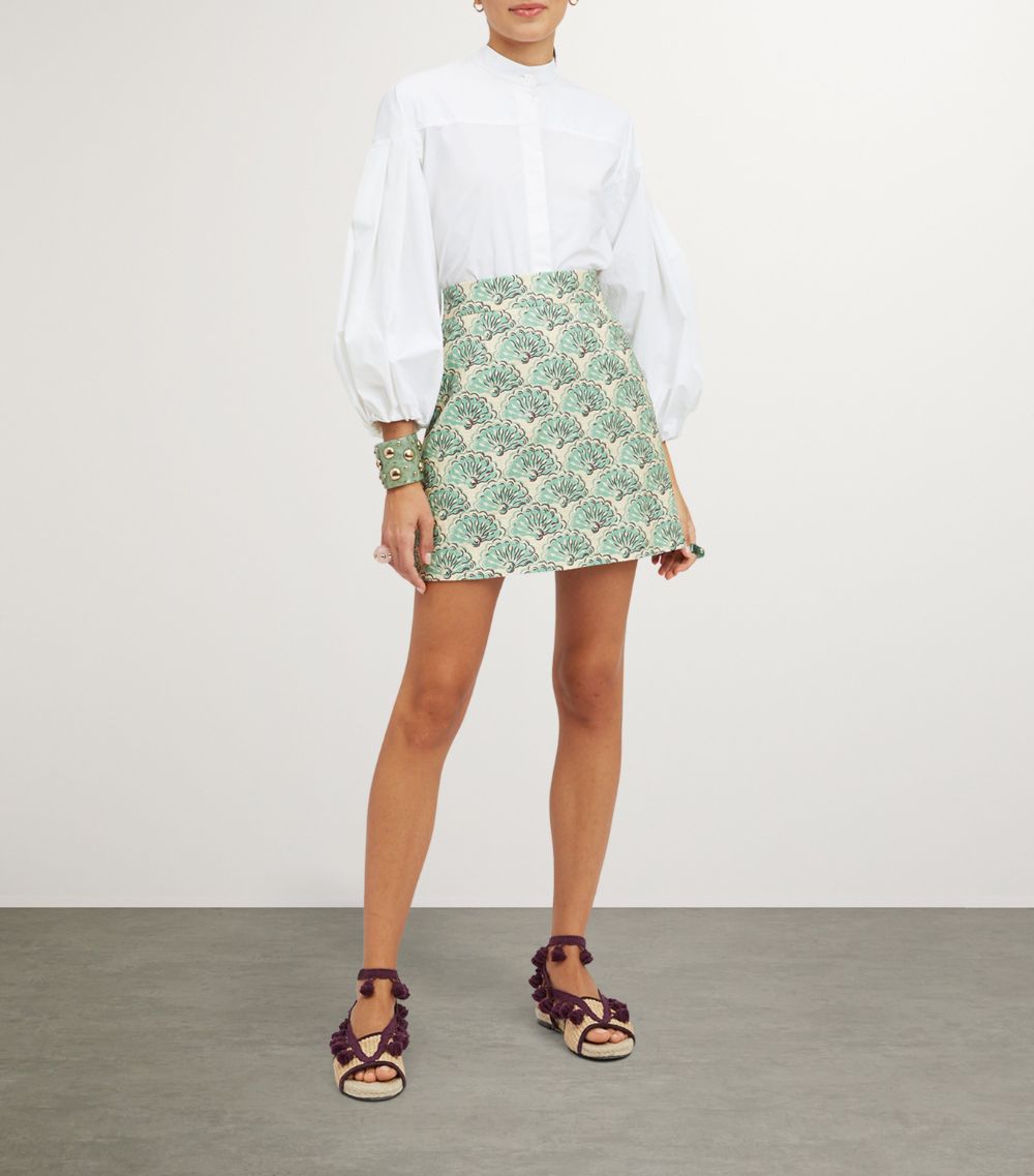 La Doublej La Doublej Printed Baia Mini Skirt