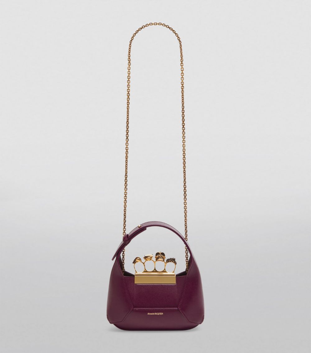 Alexander McQueen Alexander Mcqueen Mini Jewelled Hobo Top-Handle Bag