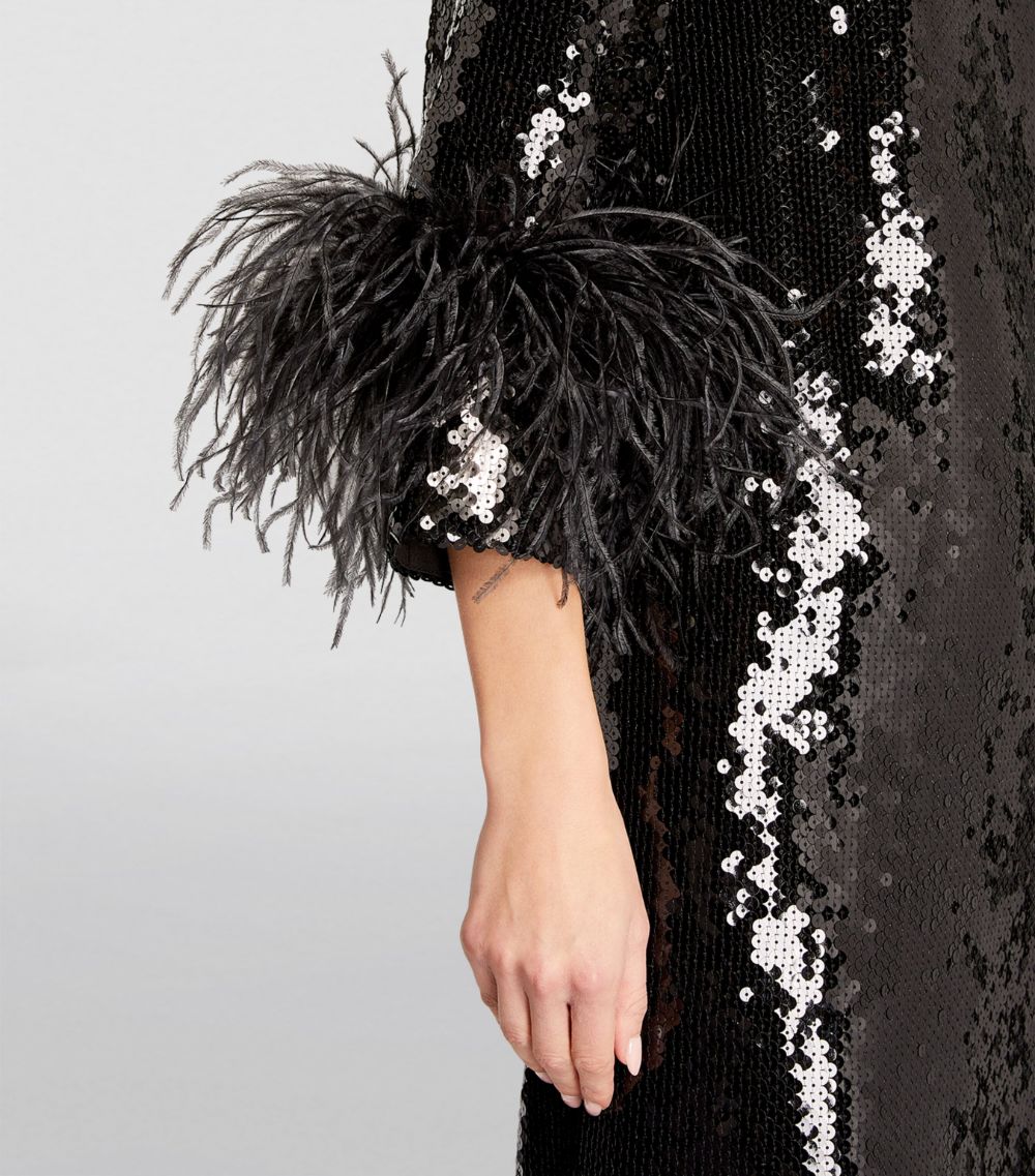 16Arlington 16Arlington Sequin-Embellished Billie Midi Dress