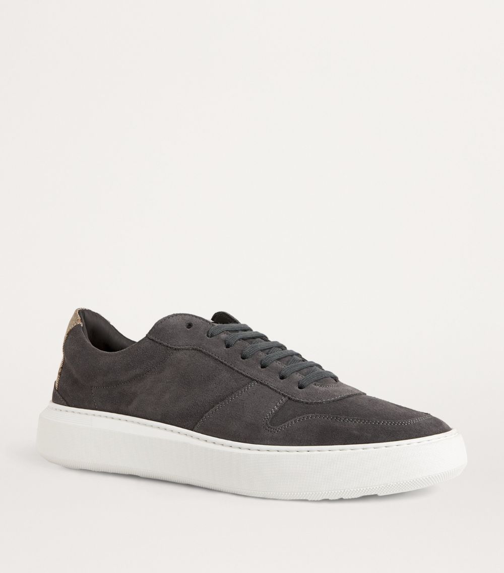 Herno Herno Suede Monogram Logo Sneakers