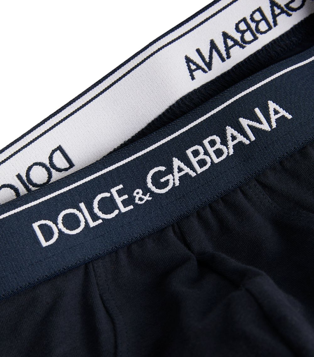 Dolce & Gabbana Dolce & Gabbana Logo Midi Briefs (Pack of 2)