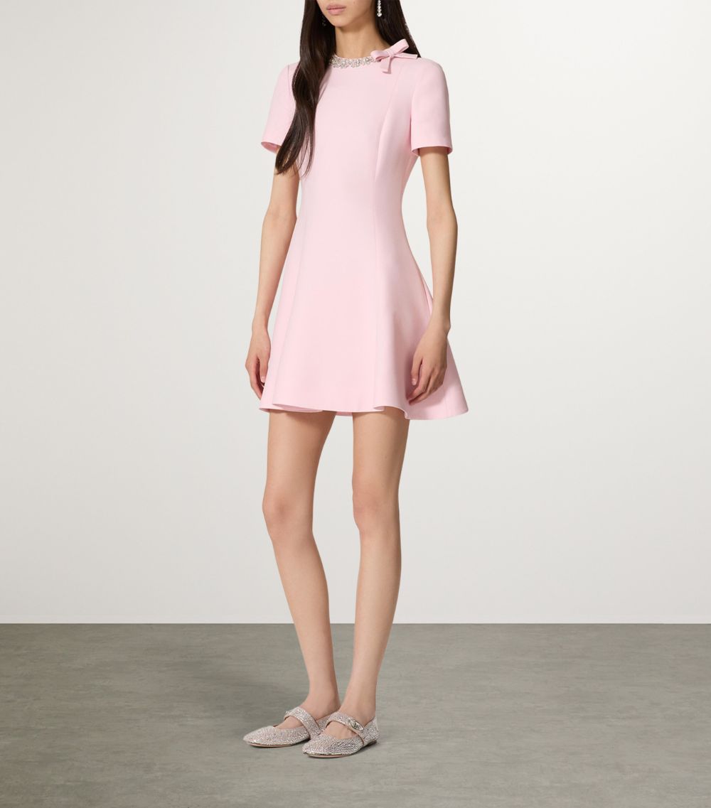 VALENTINO GARAVANI Valentino Garavani Bow-Neck Mini Dress