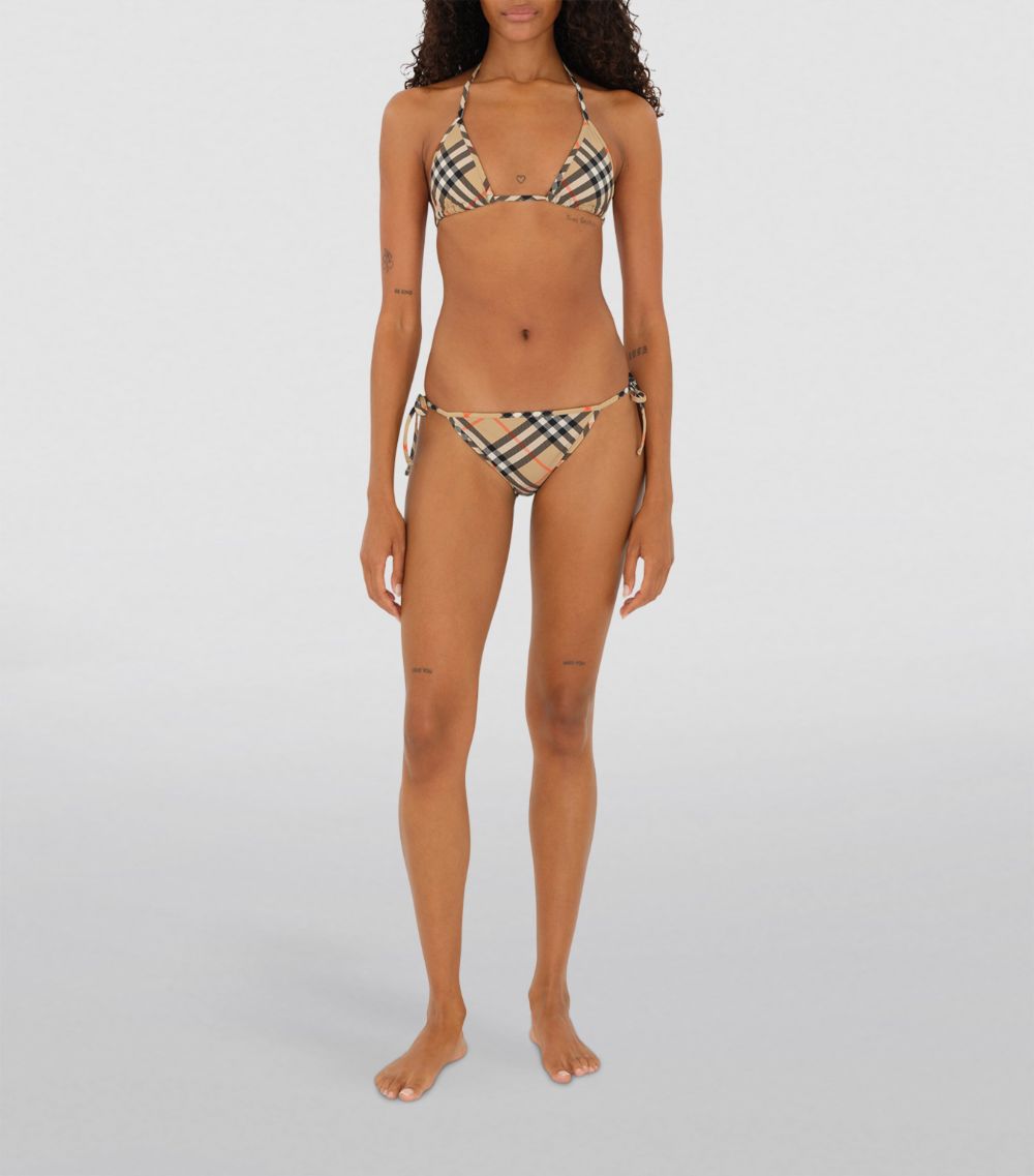 Burberry Burberry Burberry-Check Bikini Bottoms