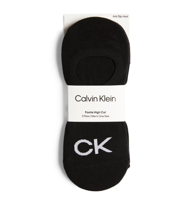 Calvin Klein Calvin Klein Footie High Cut Socks (Pack Of 3)