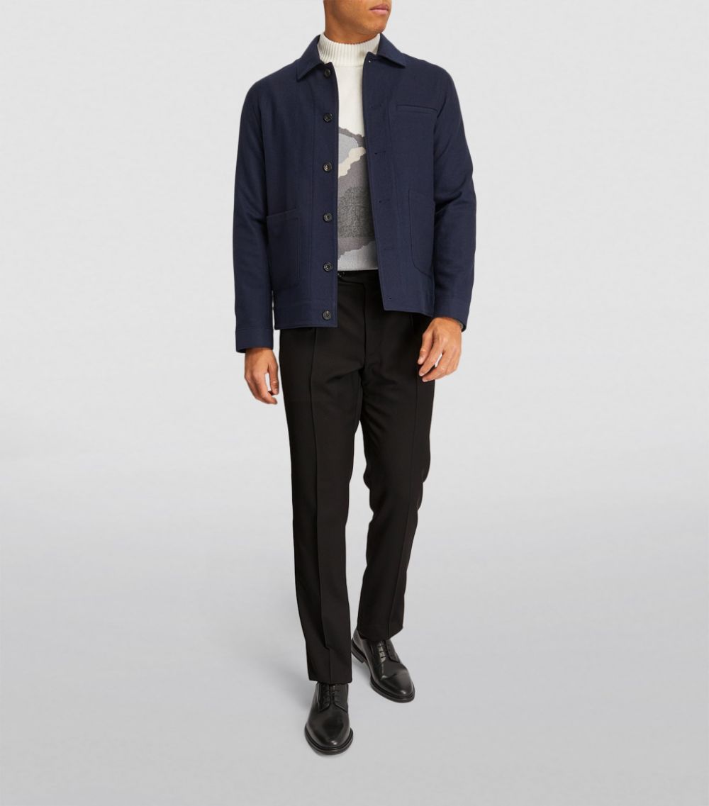 Canali Canali Wool Tailored Trousers