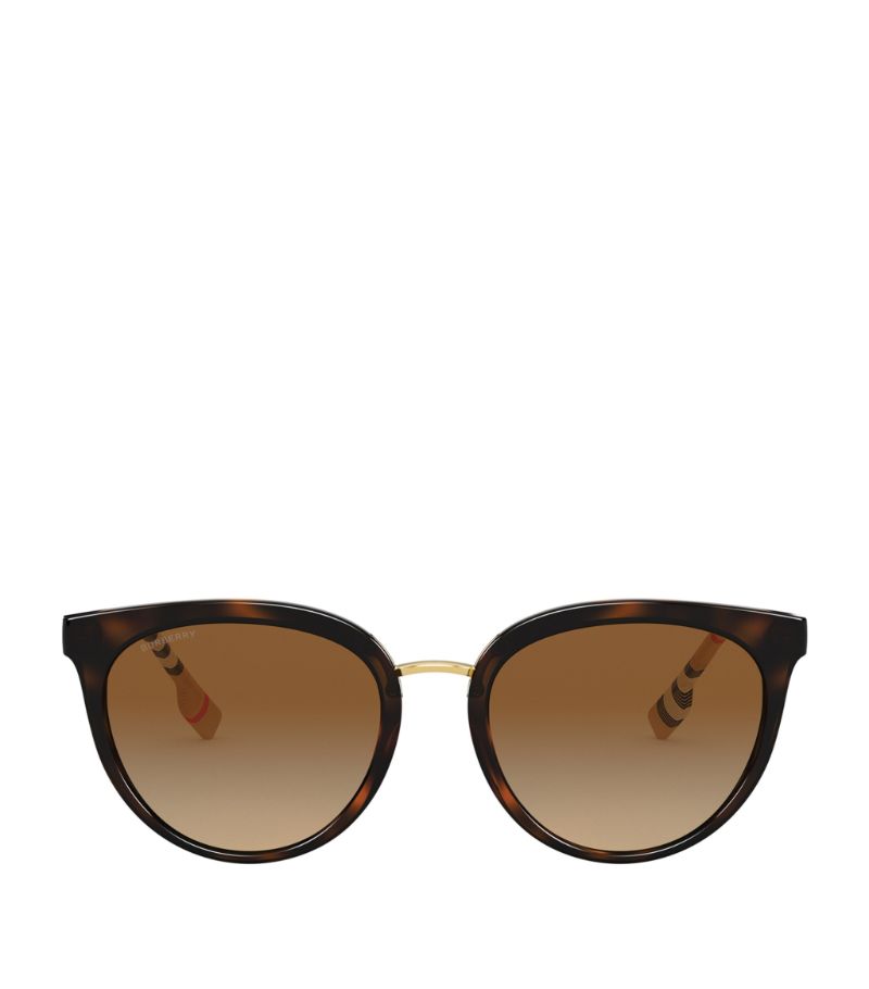 Burberry Burberry Tortoiseshell Round Sunglasses