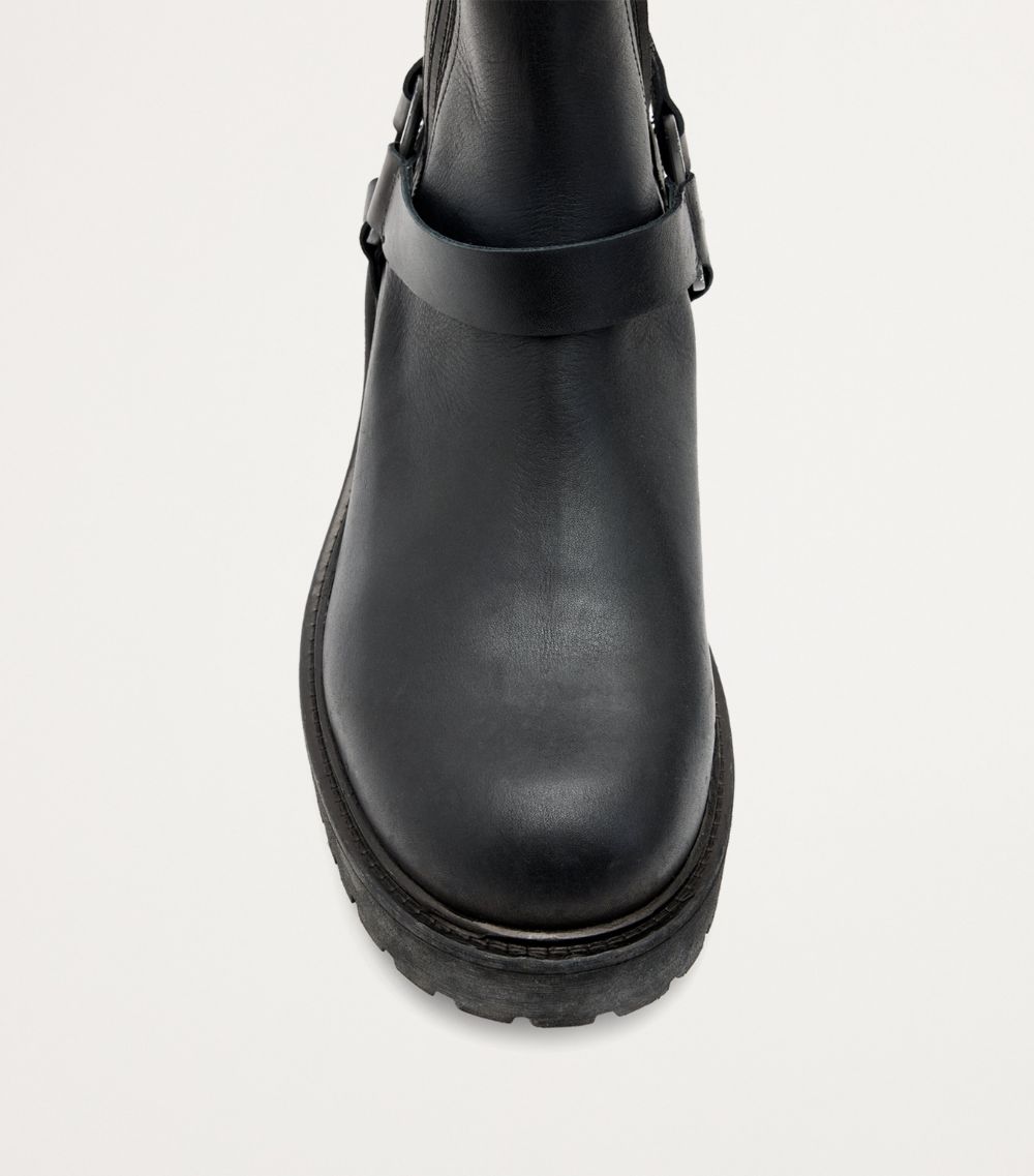 Allsaints Allsaints Leather Hank Biker Boots