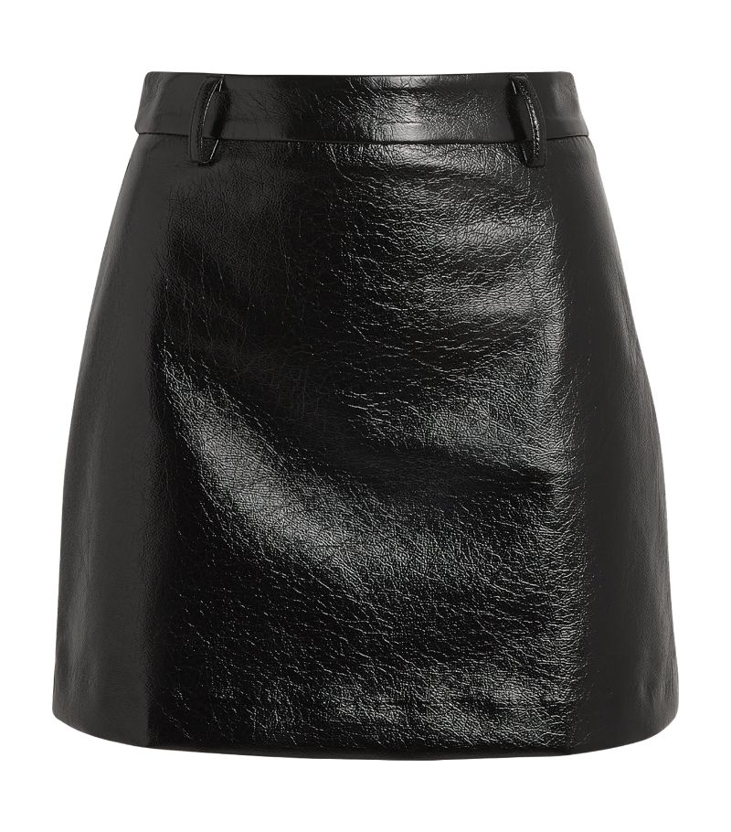 Max & Co. Max & Co. Faux Leather Mini Skirt