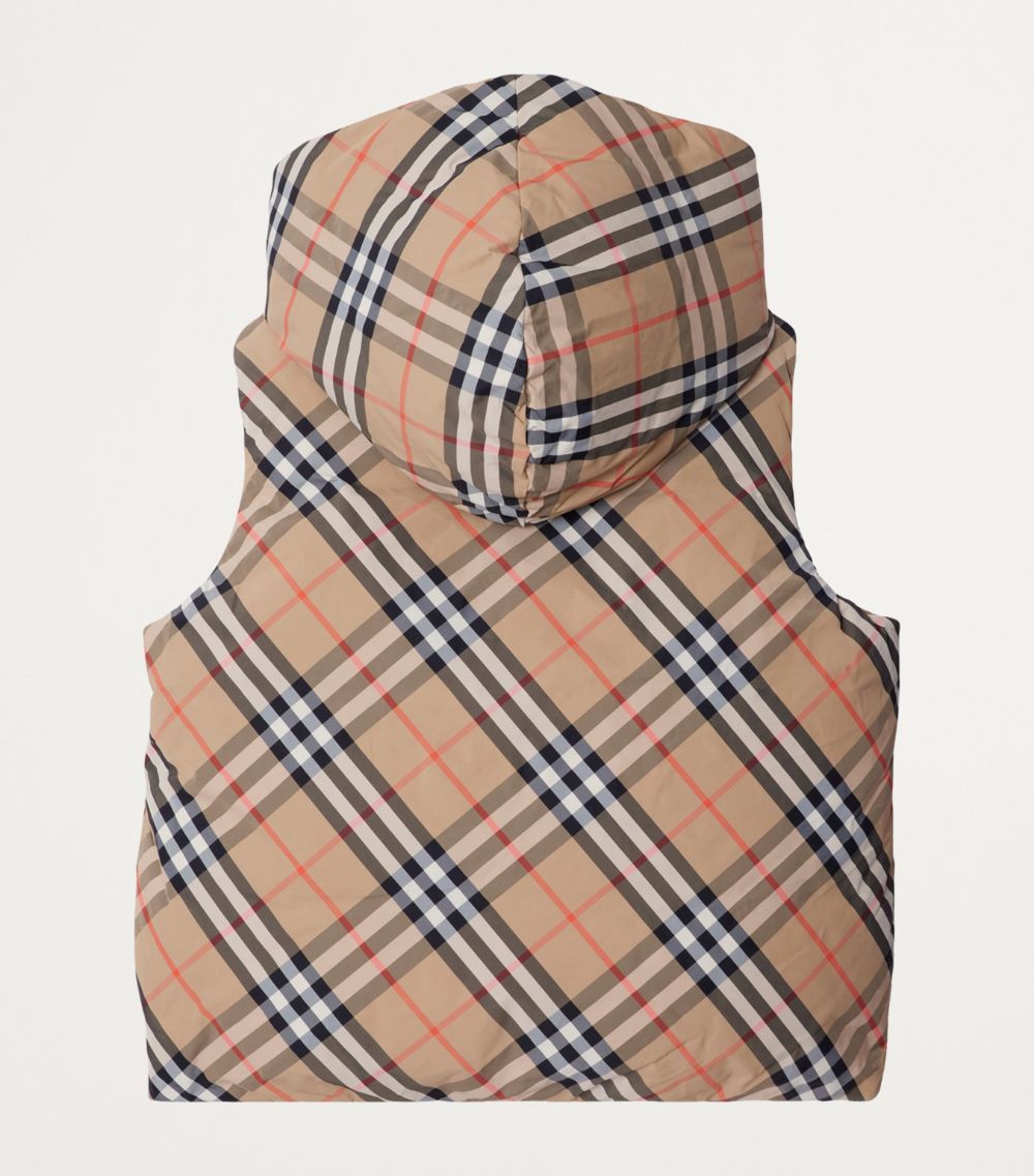 Burberry Burberry Kids Reversible Check Print Gilet (3-14 Years)