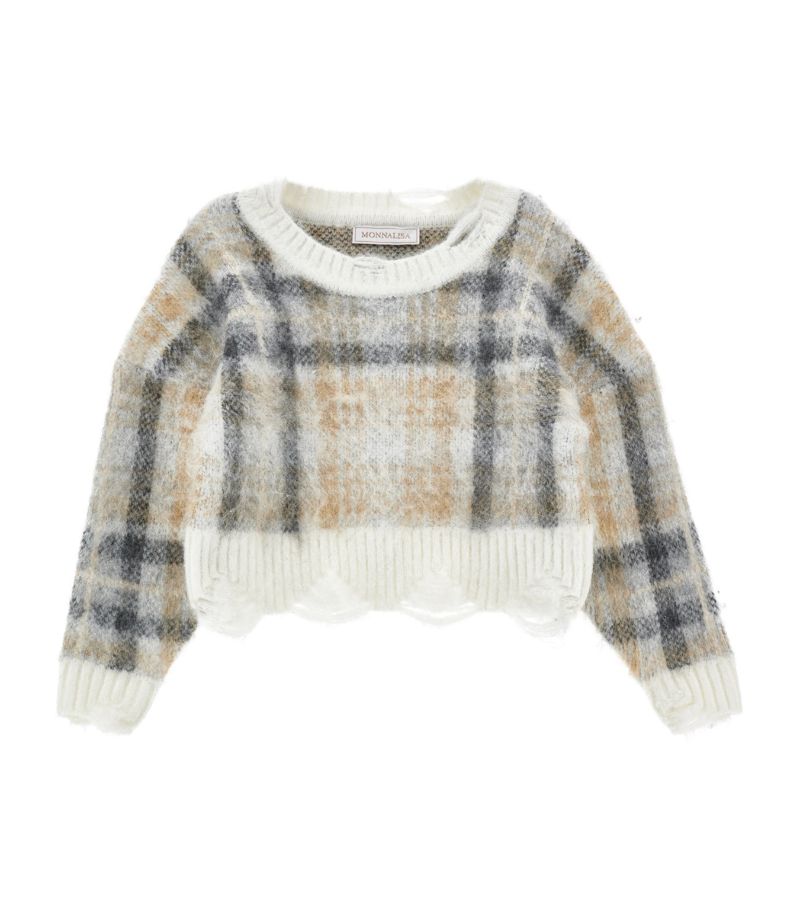 Monnalisa Monnalisa Tartan Sweater (2-16 Years)