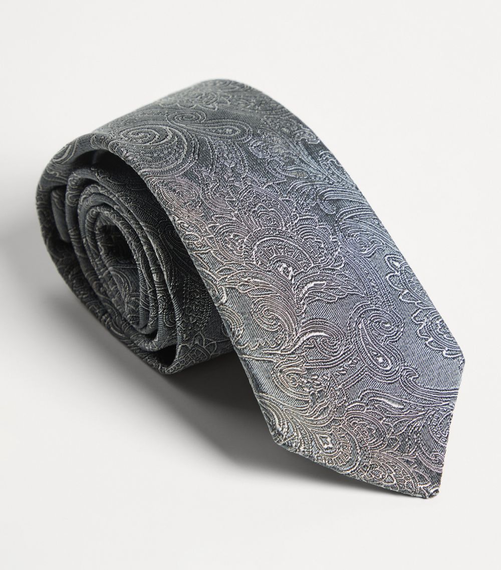 Brunello Cucinelli Kids Brunello Cucinelli Kids Silk Paisley Tie