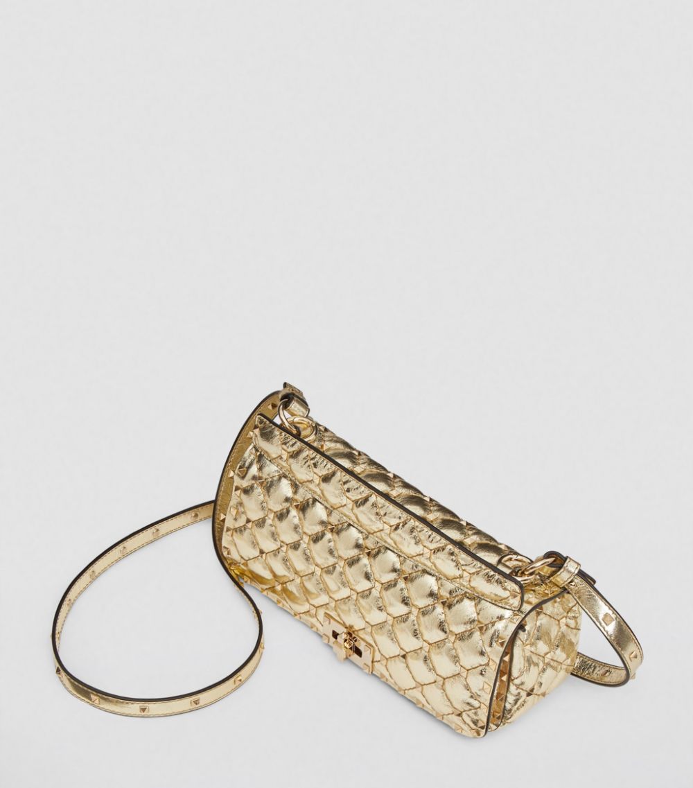 VALENTINO GARAVANI Valentino Garavani Leather Rockstud Spike Mini Shoulder Bag