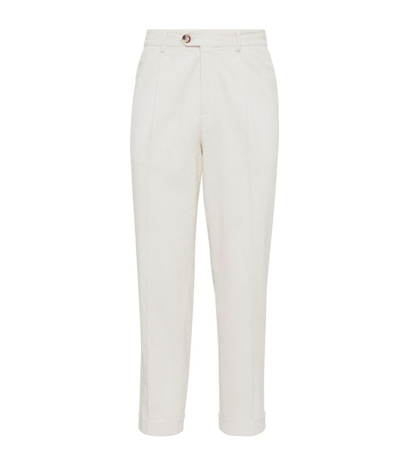 Brunello Cucinelli Brunello Cucinelli Cotton Corduroy Tailored Trousers