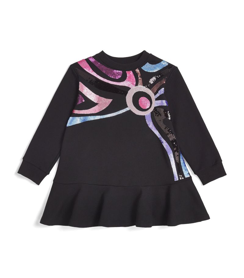 Pucci Junior Pucci Junior Cotton Sweatshirt Dress (4-10 Years)