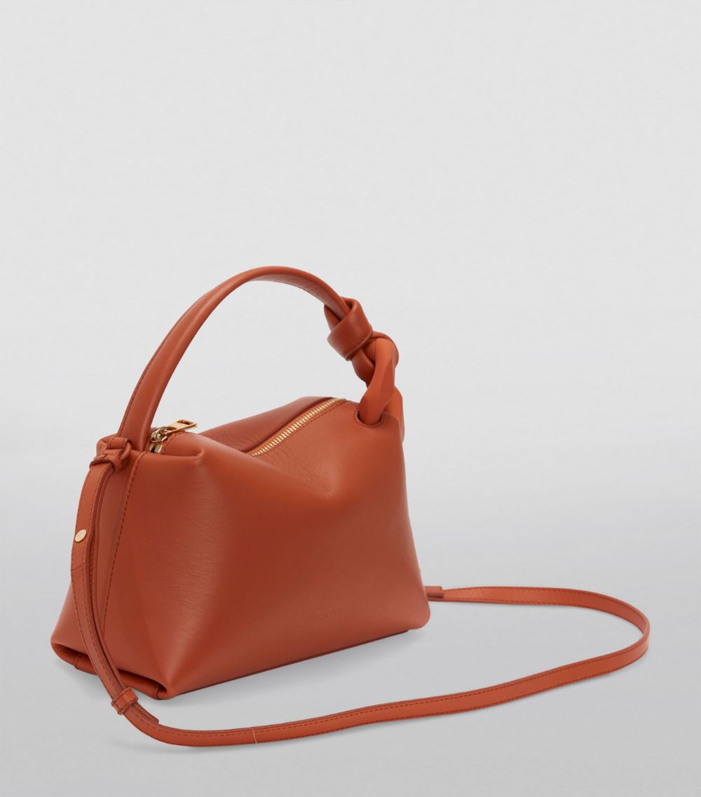 Jw Anderson Jw Anderson Small Leather Corner Top-Handle Bag