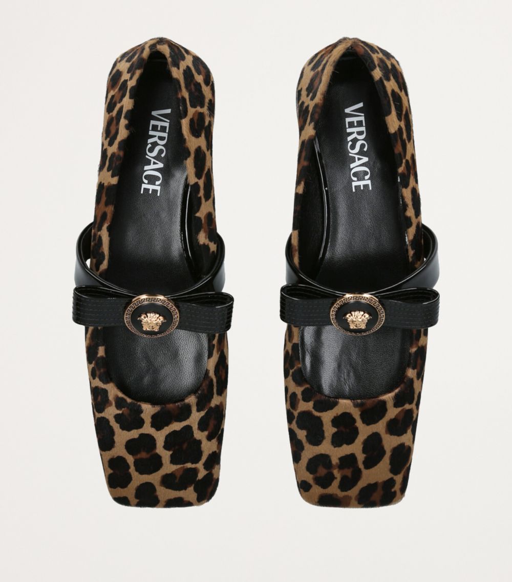 Versace Versace Leopard Print Mary Janes