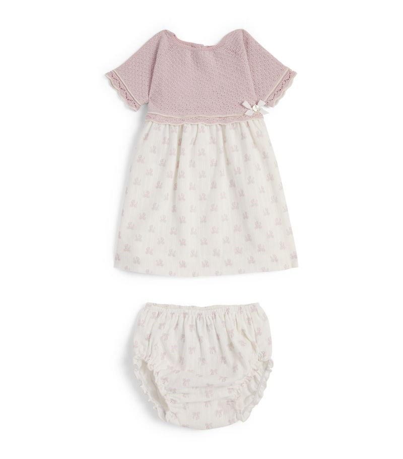 Paz Rodriguez Paz Rodriguez Knitted-Top Dress With Bloomers (1-24 Months)
