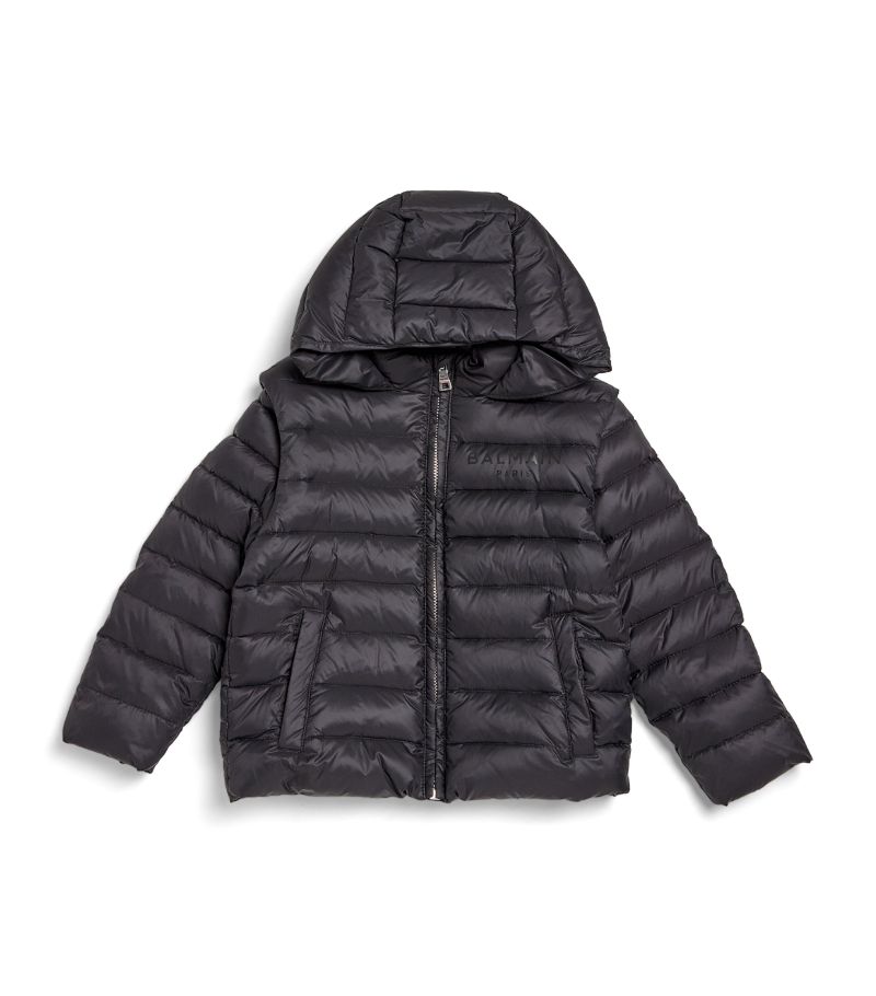 Balmain Balmain Kids Logo Down Jacket (4-16 Years)