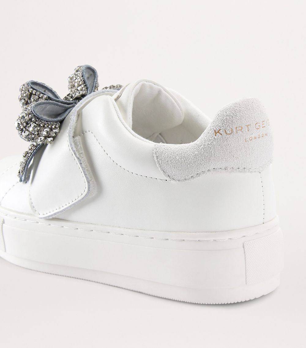 Kurt Geiger London Kurt Geiger London Leather Laney Bow Sneakers